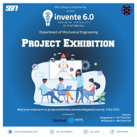 Invente 6.0 - 2021 Mechanical Project Exhibition Poster